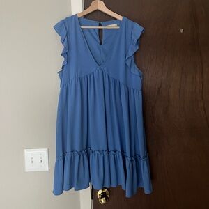 ALTAR’D STATE Blue Midi Dress